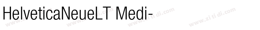 HelveticaNeueLT Medi字体转换